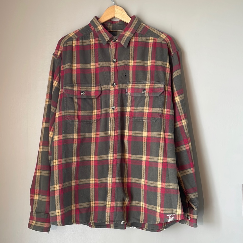 Woolrich Heavy utility flannel shirt